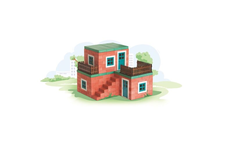 ساخت خانه دو طبقه با بازی معمار