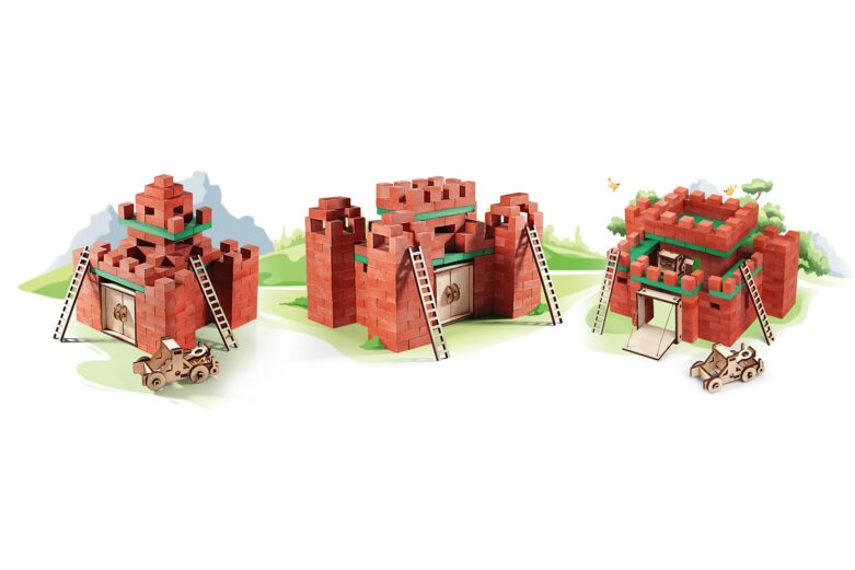شکل های مختلف بازی ساختنی مدل قلعه